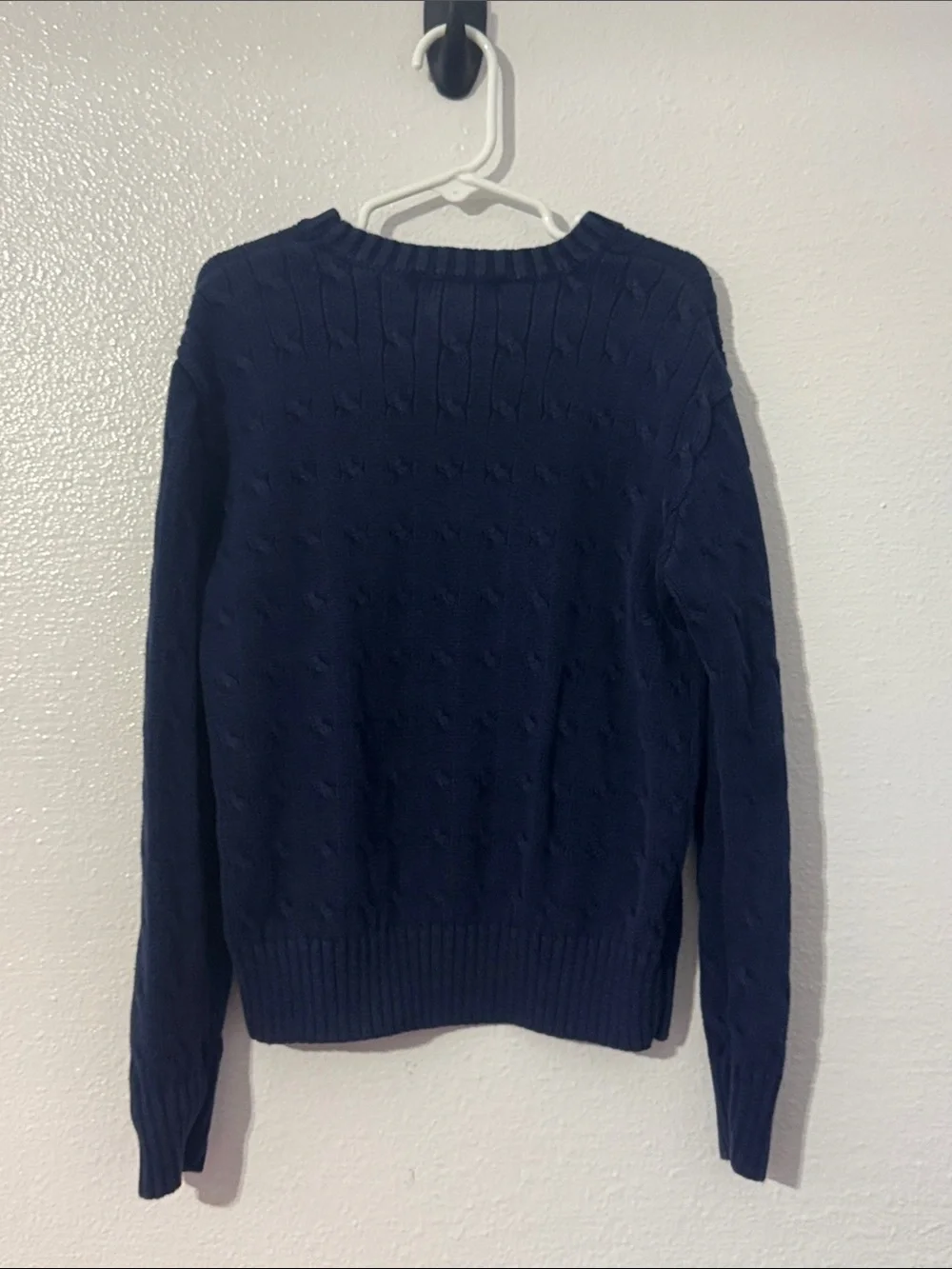 Authentic Polo Ralph Lauren signature designer boys cable knit sweater sz S